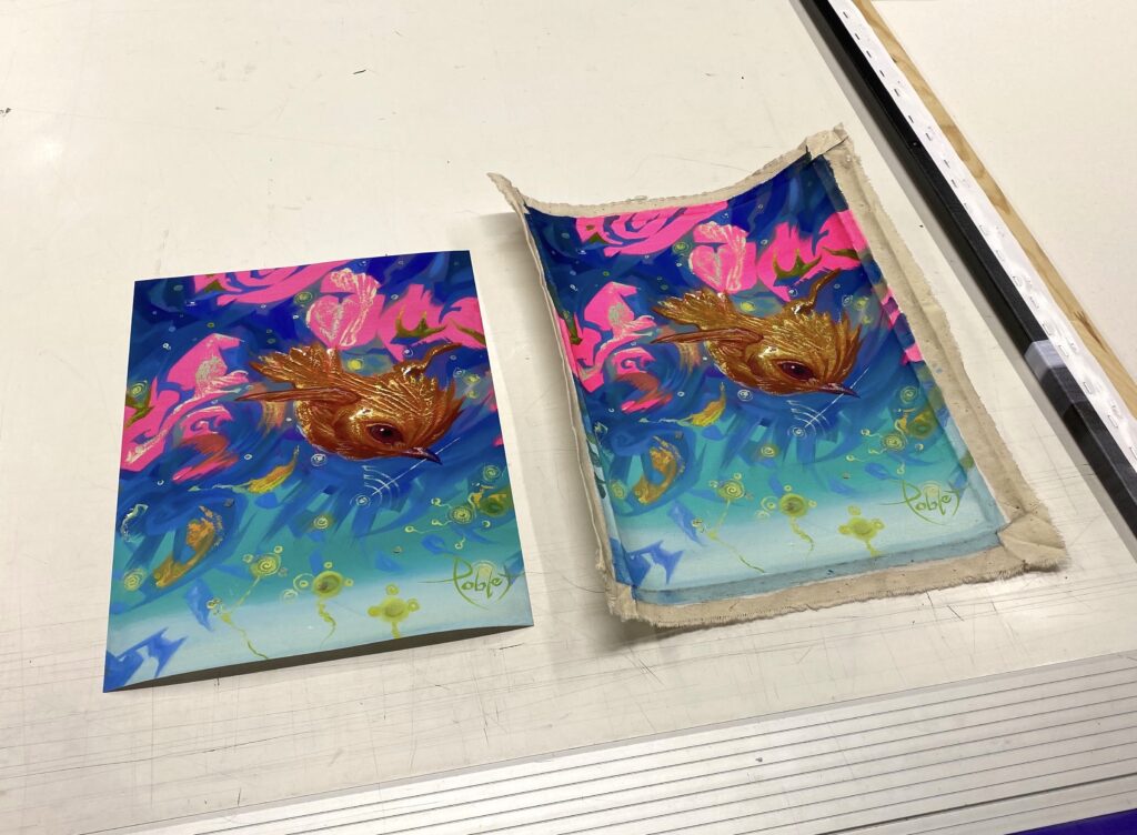 Re-Art bring art to life in digital perfection - Canvas or Paper