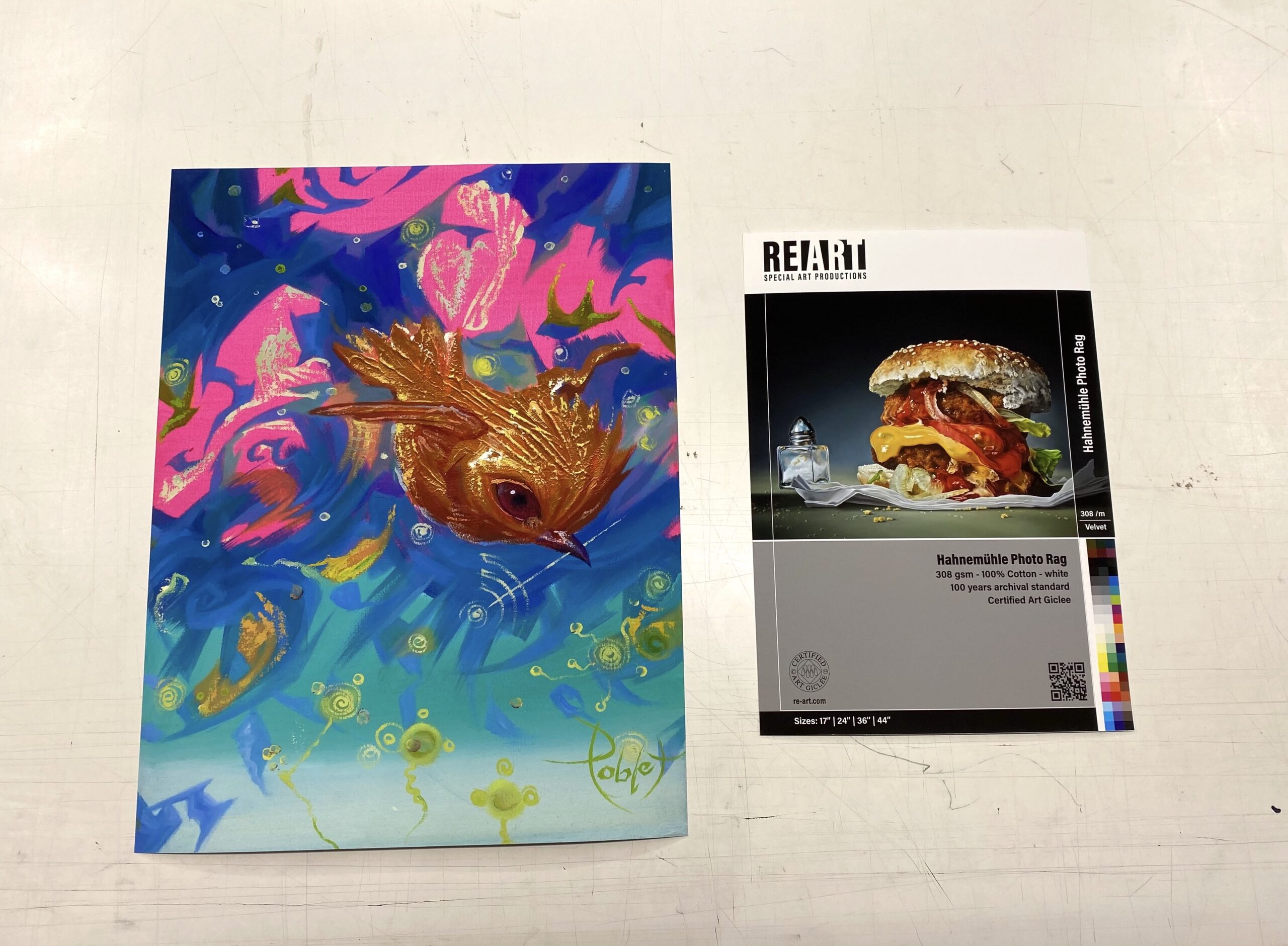 Re-Art bring art to life in digital perfection - Giclée prints